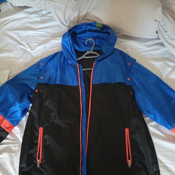 Gucci Nylon Jacquard Windbreaker - Picture 1 of 8